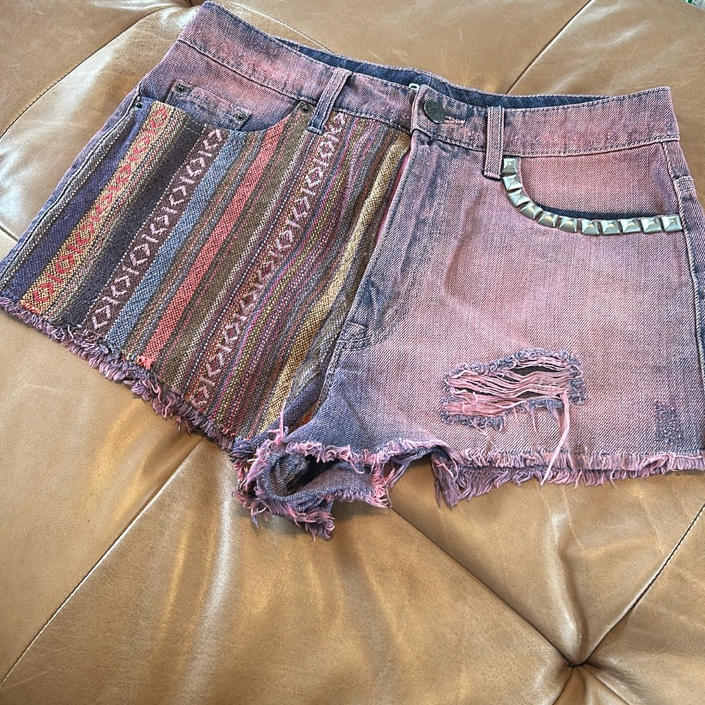 BDG Purple Cheeky Shorts